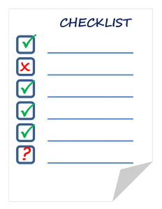 Checklist